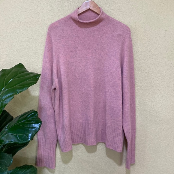 Madewell Rolled Neck Sweater, Super soft and cozy Merino Alpaca blend Sweater - Picture 2 of 11